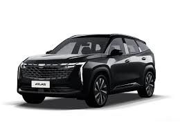 Black Geely Atlas Supreme Variante SUV Benzina Benzina Auto Grande Spazio