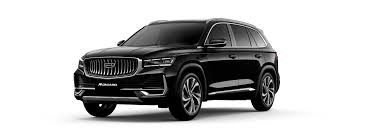 Ultima Geely Manjaro 2025 SUV Car Nero Colore Con Motore 2.0L 4 cilindri